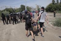 В Киеве произошли столкновения между полицией и Нацдружинами, есть задержанные