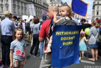 В Лондоне на акцию против Brexit вышли 100 тысяч сторонников Евросоюза