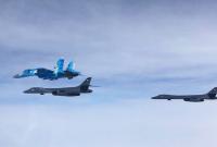 Стратегические бомбардировщики ВВС США впервые интегрировались с украинскими самолетами