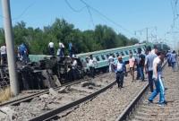 В Казахстане сошел с рельсов пассажирский поезд