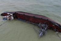 В Одессе возле затонувшего судна Delfi в море обнаружили превышение содержания нефтепродуктов в более 16 раз